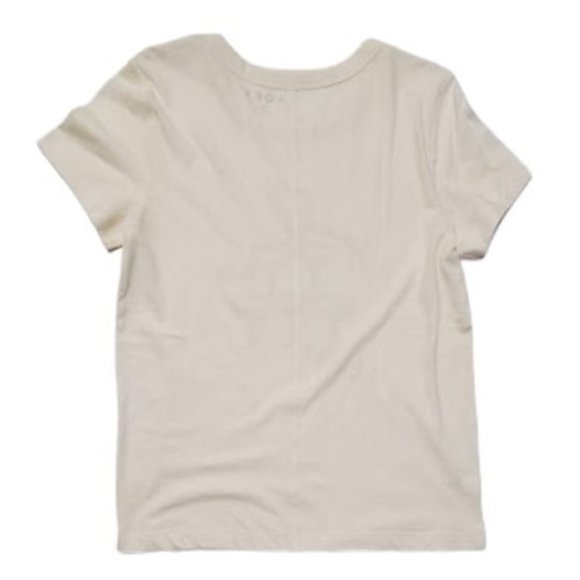 NWT LOFT Festive Metallic Gold Shimmering Champagne Glass Celebration T Size M - Picture 6 of 8